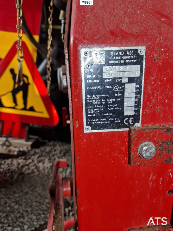 Igland luning winch - Лебёдка: фото 2 Igland luning winch - Лебёдка: фото 2