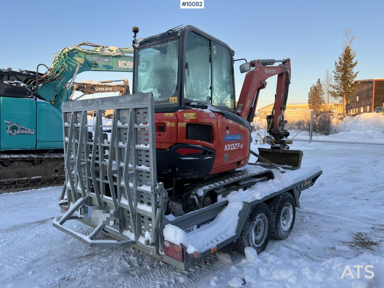 Kubota KX027-4 Mini excavator incl trailer - Мини-экскаватор: фото 2 Kubota KX027-4 Mini excavator incl trailer - Мини-экскаватор: фото 2