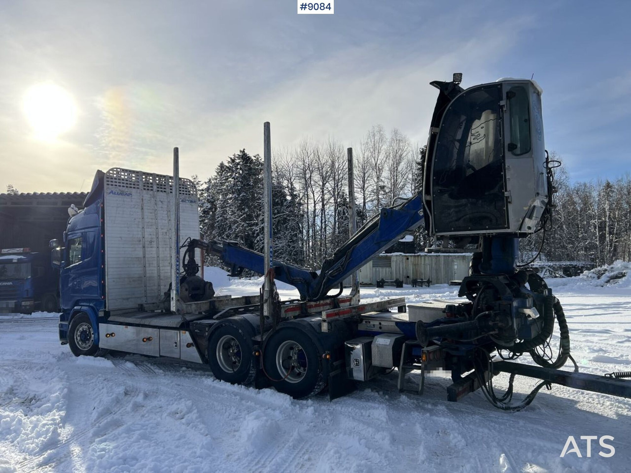 SCANIA R580 6X4 Logging truck with crane (VIDEO) - Лесовоз: фото 3 SCANIA R580 6X4 Logging truck with crane (VIDEO) - Лесовоз: фото 3