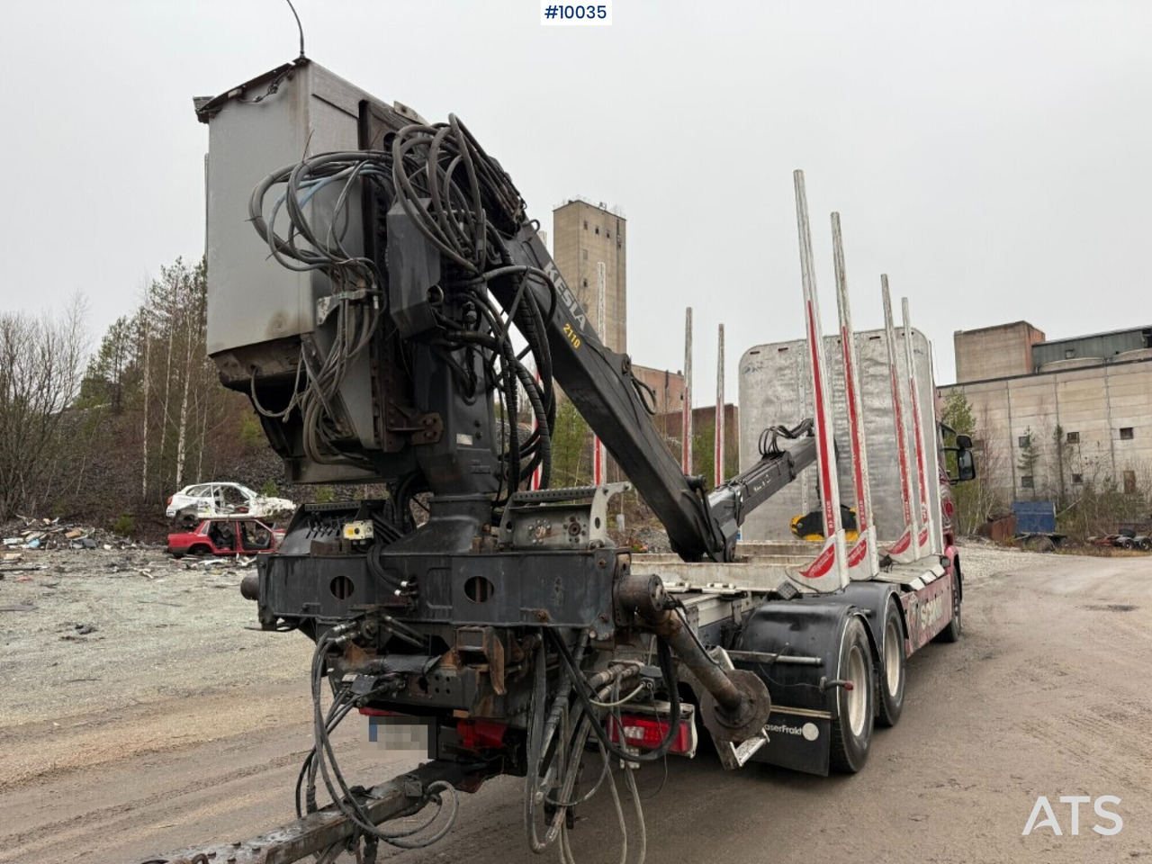 Scania R730 timber truck with crane and trailer (VIDEO) - Лесовоз, Автоманипулятор: фото 5 Scania R730 timber truck with crane and trailer (VIDEO) - Лесовоз, Автоманипулятор: фото 5