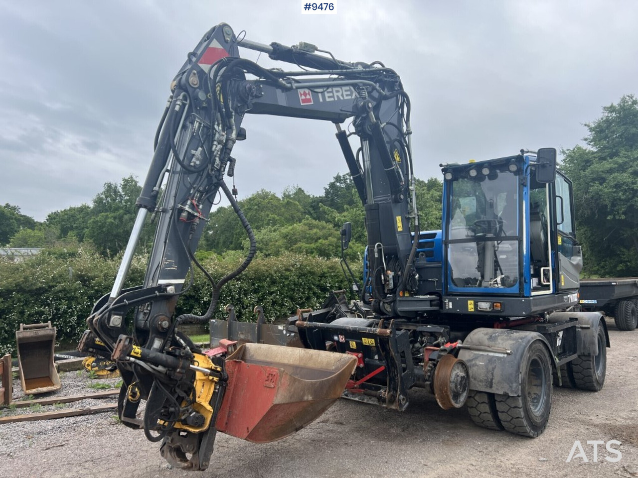 Terex TW 110 Railway machine (VIDEO) - Колёсный экскаватор: фото 1 Terex TW 110 Railway machine (VIDEO) - Колёсный экскаватор: фото 1