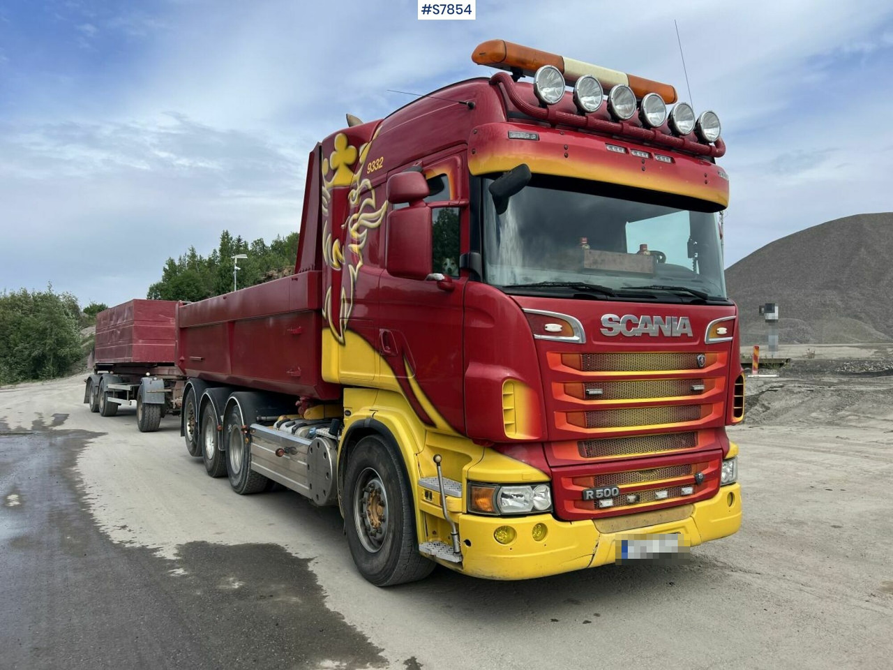 Tipper Truck Scania R500 with side tipper and ORY T 10 Tipper trailer - Самосвал, Самосвальный прицеп: фото 2 Tipper Truck Scania R500 with side tipper and ORY T 10 Tipper trailer - Самосвал, Самосвальный прицеп: фото 2