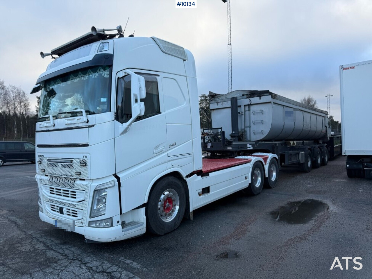 Tractor unit Volvo FH 540 6X4 with Langendorf tipper trailer - Тягач: фото 1 Tractor unit Volvo FH 540 6X4 with Langendorf tipper trailer - Тягач: фото 1