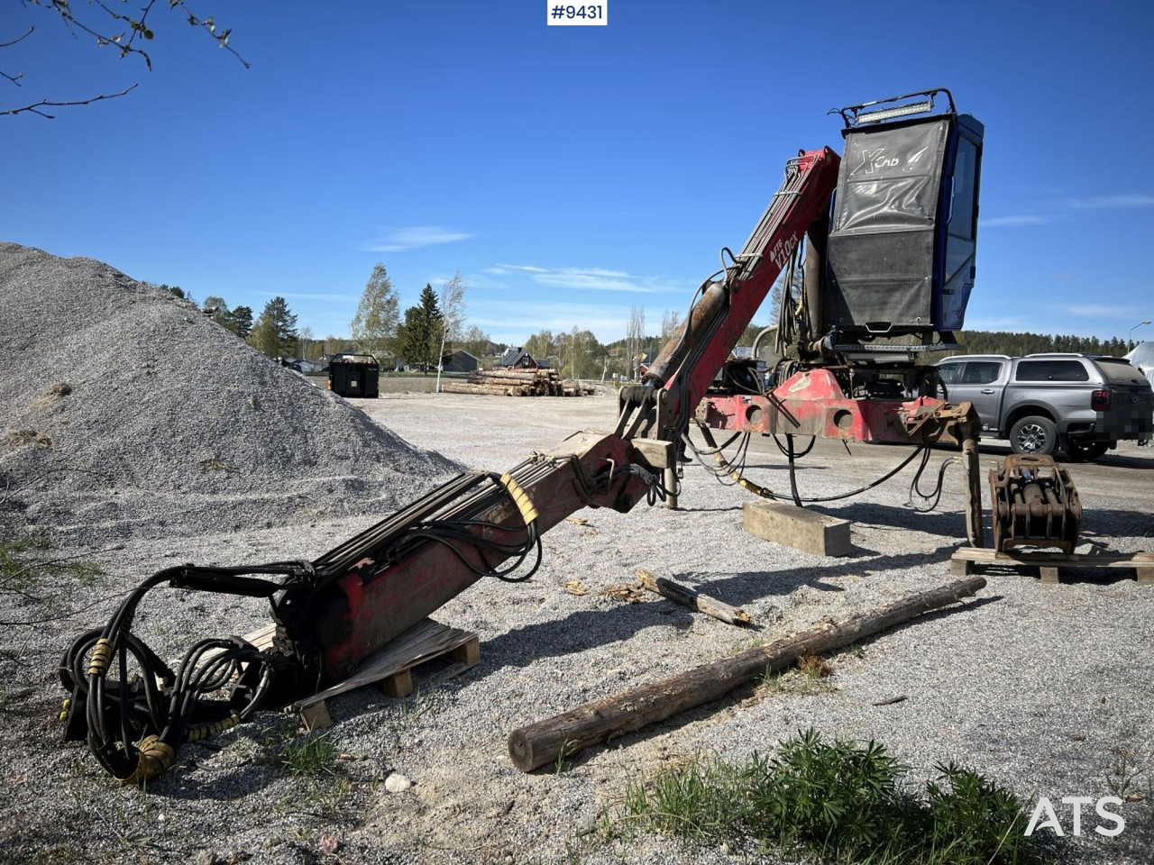 V-kran V10CX,96 - Timber crane, logging crane - Кран-манипулятор для Грузовиков: фото 1 V-kran V10CX,96 - Timber crane, logging crane - Кран-манипулятор для Грузовиков: фото 1