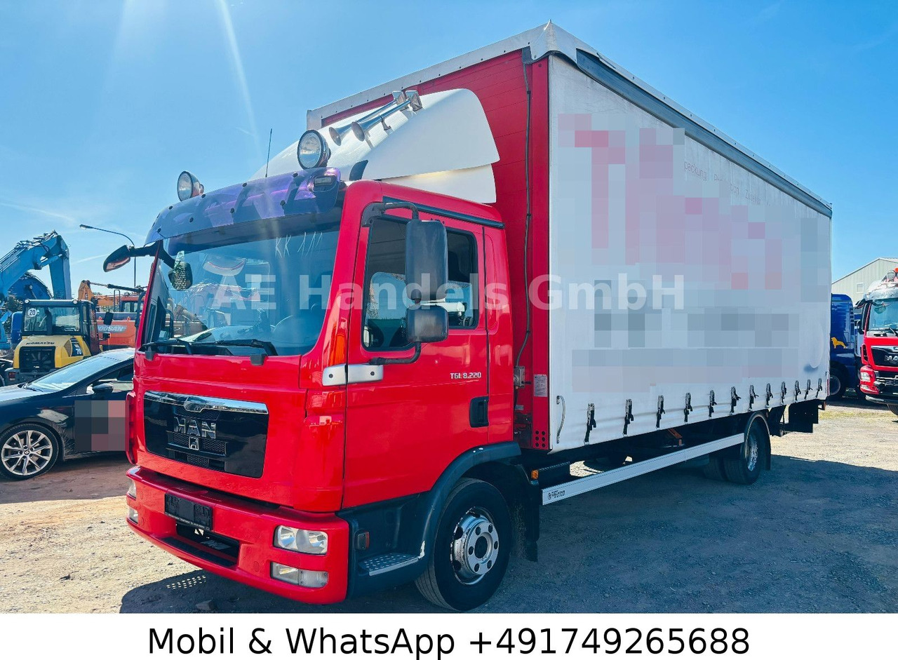 Тентованный фургон MAN TGL 8.220 C BL P+P 4x2*LBW/Tautliner/AHK/AirPipe: фото 8
