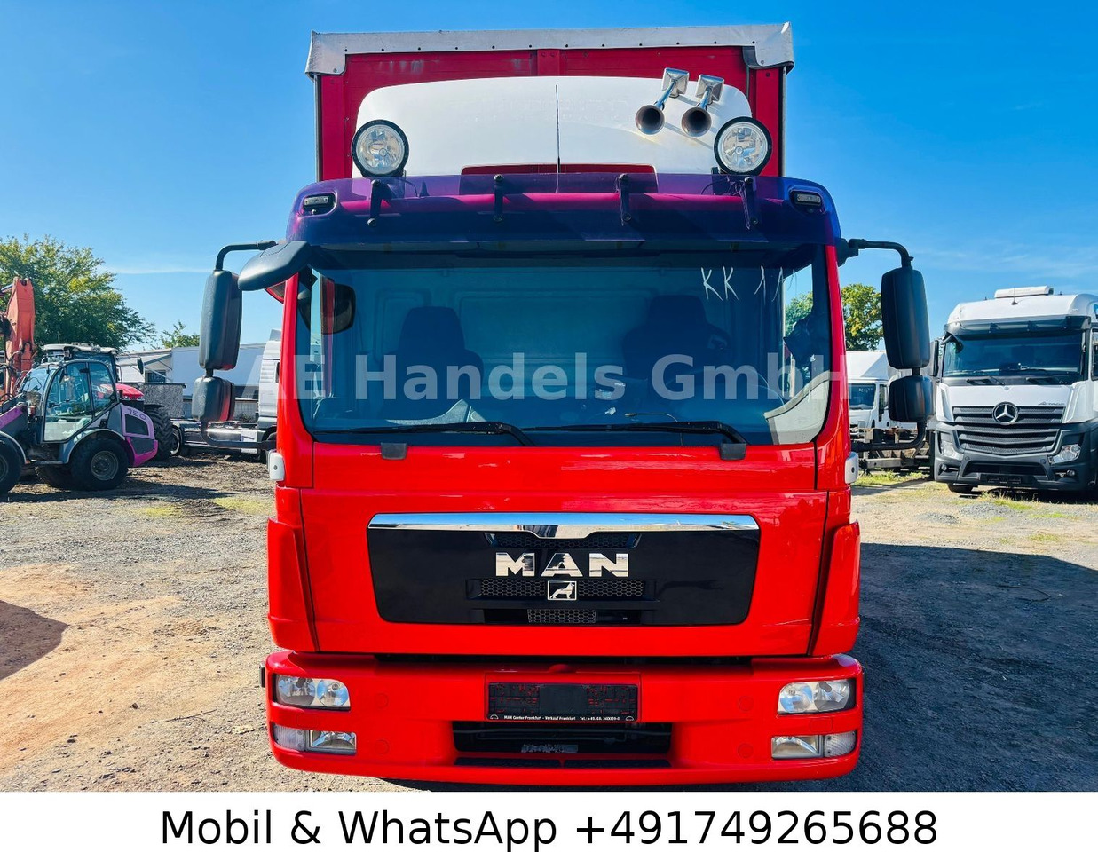 Тентованный фургон MAN TGL 8.220 C BL P+P 4x2*LBW/Tautliner/AHK/AirPipe: фото 9