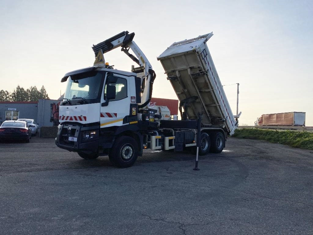 Renault C430 Dti11-Palfinger PK19.001/Tri-Benne endommagé - Самосвал: фото 2 Renault C430 Dti11-Palfinger PK19.001/Tri-Benne endommagé - Самосвал: фото 2