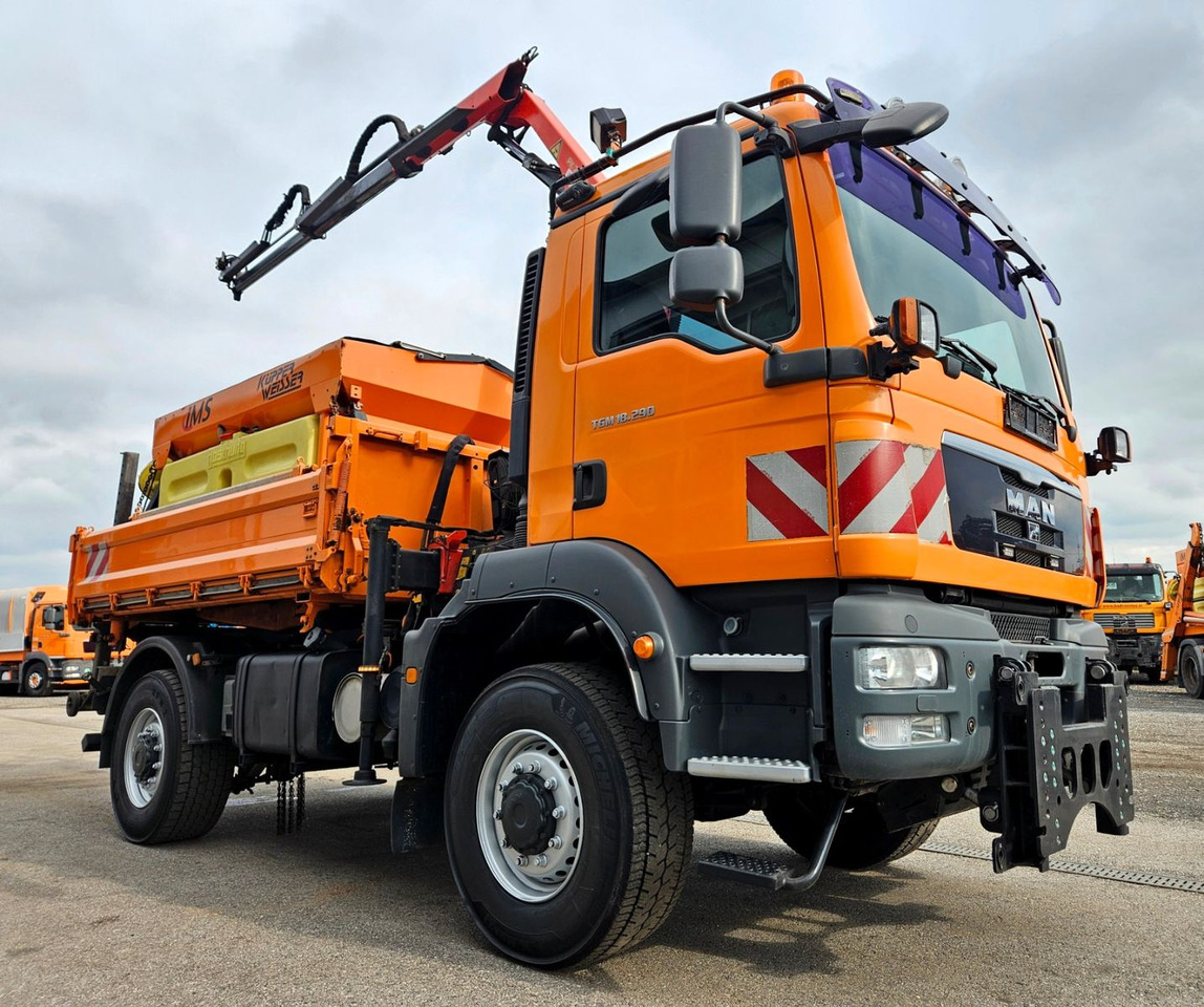 MAN TGM 18.290 4x4 Palfinger PK7001 Kran Funk Euro5 - Самосвал, Автоманипулятор: фото 3 MAN TGM 18.290 4x4 Palfinger PK7001 Kran Funk Euro5 - Самосвал, Автоманипулятор: фото 3