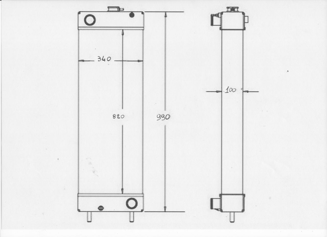 RADIATORE NUOVO NEW HOLLAND E245B -KOBELCO SK210-9 - Радиатор: фото 3 RADIATORE NUOVO NEW HOLLAND E245B -KOBELCO SK210-9 - Радиатор: фото 3