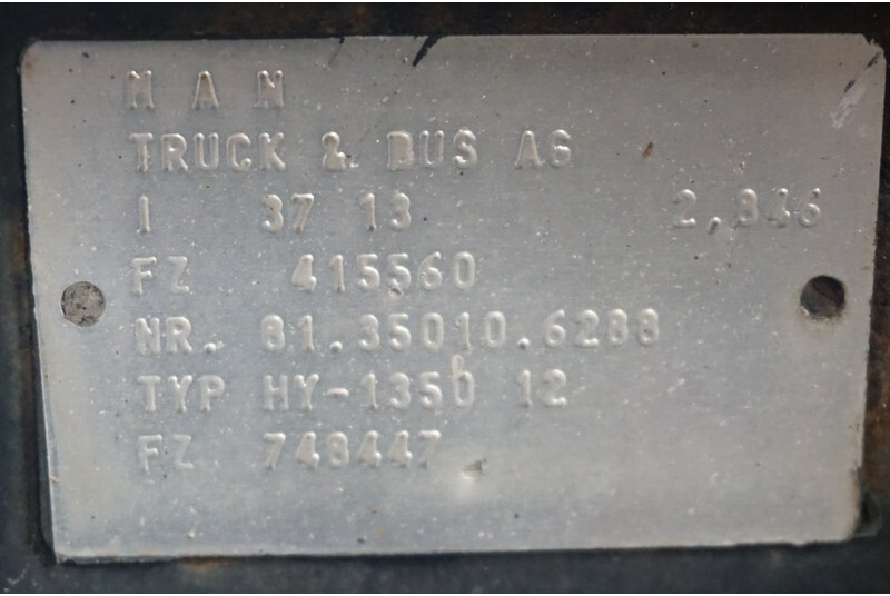 MAN HY-1350-12 37/13 - Задняя ось для Грузовиков: фото 4 MAN HY-1350-12 37/13 - Задняя ось для Грузовиков: фото 4