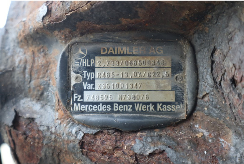 Mercedes-Benz R485-13A/C22.5 41/15 748595M738078 - Задняя ось для Грузовиков: фото 4 Mercedes-Benz R485-13A/C22.5 41/15 748595M738078 - Задняя ось для Грузовиков: фото 4