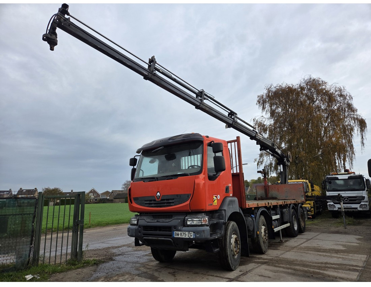 Renault Kerax 430 8X4 Flatbed Crane HIAB 211EP 21 ton 4 Extensions - Грузовик бортовой/ Платформа, Автоманипулятор: фото 1 Renault Kerax 430 8X4 Flatbed Crane HIAB 211EP 21 ton 4 Extensions - Грузовик бортовой/ Платформа, Автоманипулятор: фото 1