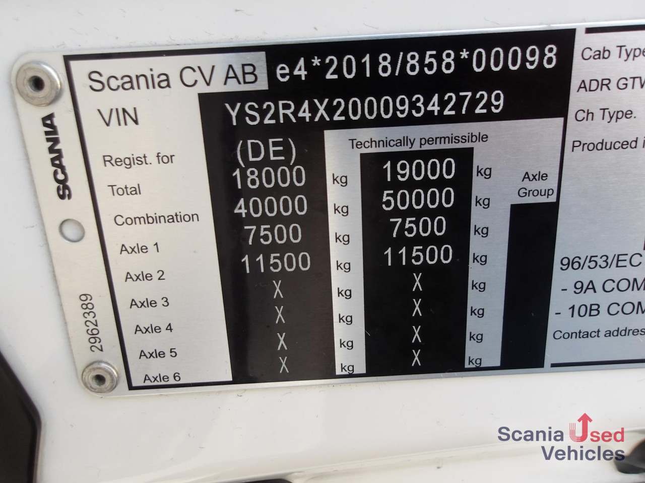 Тягач SCANIA R 460 EB - MEGA - HIGHLINE - 2x TANKs - ACC: фото 6 Тягач SCANIA R 460 EB - MEGA - HIGHLINE - 2x TANKs - ACC: фото 6