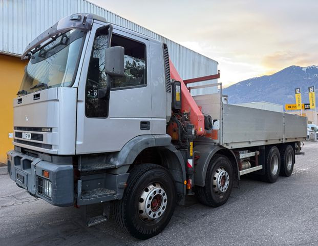 Iveco 340E38H Cursor 13 8x4, E3, PM 14023 Kran - Автоманипулятор, Грузовик бортовой/ Платформа: фото 3 Iveco 340E38H Cursor 13 8x4, E3, PM 14023 Kran - Автоманипулятор, Грузовик бортовой/ Платформа: фото 3