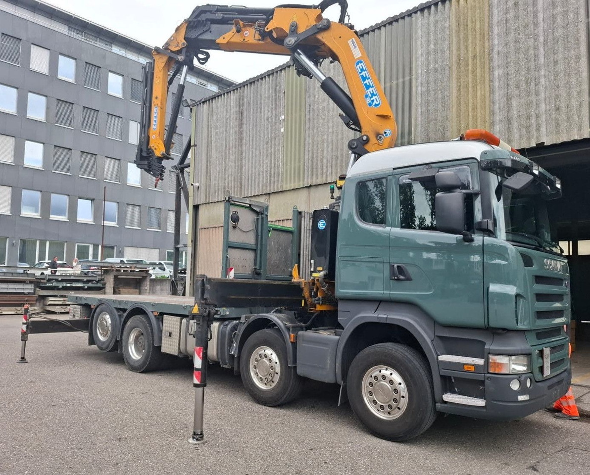 Scania R500 V8 8x2, E5, Effer 585 6S + Flyjib + winch - Автоманипулятор: фото 2 Scania R500 V8 8x2, E5, Effer 585 6S + Flyjib + winch - Автоманипулятор: фото 2