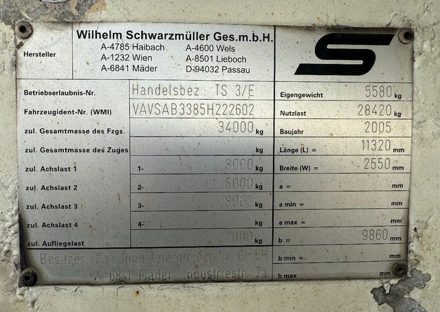 Schwarzmüller TS 3/E, ADR,Treibstofftank Diesel/Benzin, 5 Kamm - Полуприцеп-цистерна: фото 5 Schwarzmüller TS 3/E, ADR,Treibstofftank Diesel/Benzin, 5 Kamm - Полуприцеп-цистерна: фото 5