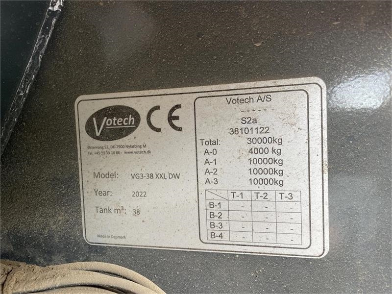Цистерна для жидкого навоза Votech VG3-38 XXL DW: фото 6 Цистерна для жидкого навоза Votech VG3-38 XXL DW: фото 6