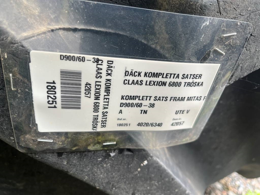 Mitas 900/60R38 Däck till Claas Lexion 6800 - Шина для Сельскохозяйственной техники: фото 2 Mitas 900/60R38 Däck till Claas Lexion 6800 - Шина для Сельскохозяйственной техники: фото 2