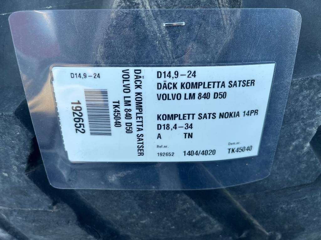Nokia 18,4-34 14,9-24 till Volvo Bm 840 841 - Шина для Строительной техники: фото 2 Nokia 18,4-34 14,9-24 till Volvo Bm 840 841 - Шина для Строительной техники: фото 2