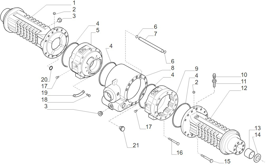 Carraro 28.32M 11885677 150006 Obudowa Mostu Pochwa Zwolnica Zwrotnica Hamulec Piasta CZĘŚCI - Ось и запчасти для Сельскохозяйственной техники: фото 2 Carraro 28.32M 11885677 150006 Obudowa Mostu Pochwa Zwolnica Zwrotnica Hamulec Piasta CZĘŚCI - Ось и запчасти для Сельскохозяйственной техники: фото 2