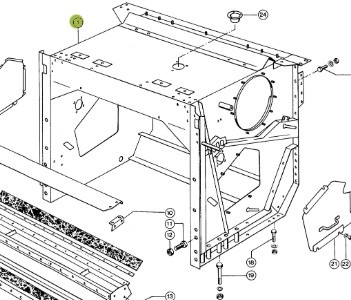 Claas Dominator 96 Obudowa Bębna 0006001702 00 0600 170 2 - Рама/ Шасси для Сельскохозяйственной техники: фото 1 Claas Dominator 96 Obudowa Bębna 0006001702 00 0600 170 2 - Рама/ Шасси для Сельскохозяйственной техники: фото 1