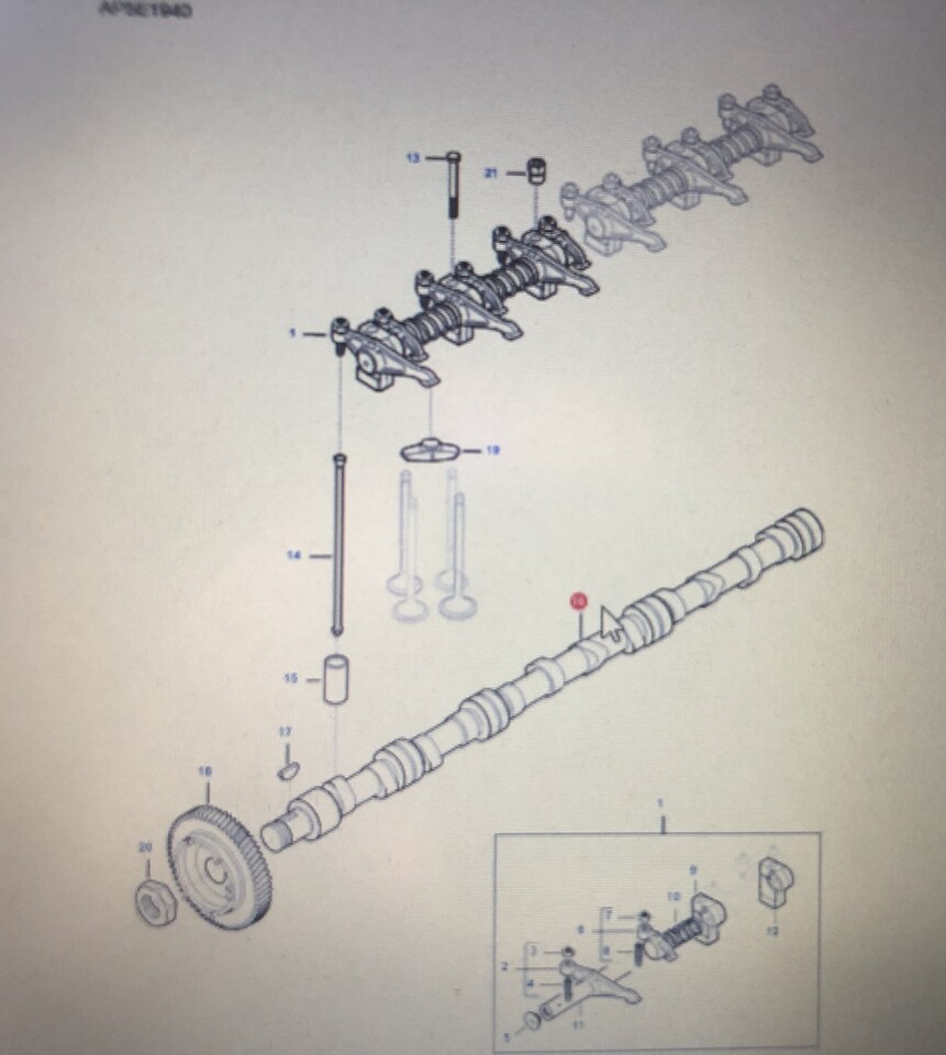 FENDT V837069101/Fendt wałek rozrządu/Fendt 6335 C - Распределительный вал для Сельскохозяйственной техники: фото 1 FENDT V837069101/Fendt wałek rozrządu/Fendt 6335 C - Распределительный вал для Сельскохозяйственной техники: фото 1
