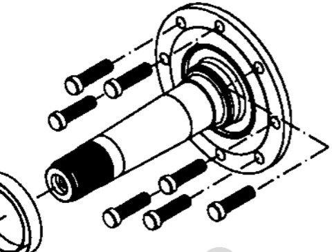 Fendt 414 415 Vario Wał Tylnej Osi Zwolnicy 404150150010 - Бортовой редуктор для Сельскохозяйственной техники: фото 1 Fendt 414 415 Vario Wał Tylnej Osi Zwolnicy 404150150010 - Бортовой редуктор для Сельскохозяйственной техники: фото 1