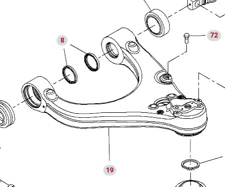 Fendt Vario 1038 1042 1046 1050 GEN 3 Wahacz Kompletny Prawy Prawa Strona F530300051090 - Реактивная тяга для Сельскохозяйственной техники: фото 1 Fendt Vario 1038 1042 1046 1050 GEN 3 Wahacz Kompletny Prawy Prawa Strona F530300051090 - Реактивная тяга для Сельскохозяйственной техники: фото 1