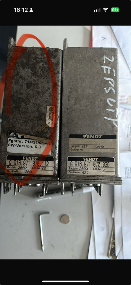 Fendt com1 moduł comfort BCU - Блок управления для Сельскохозяйственной техники: фото 1 Fendt com1 moduł comfort BCU - Блок управления для Сельскохозяйственной техники: фото 1