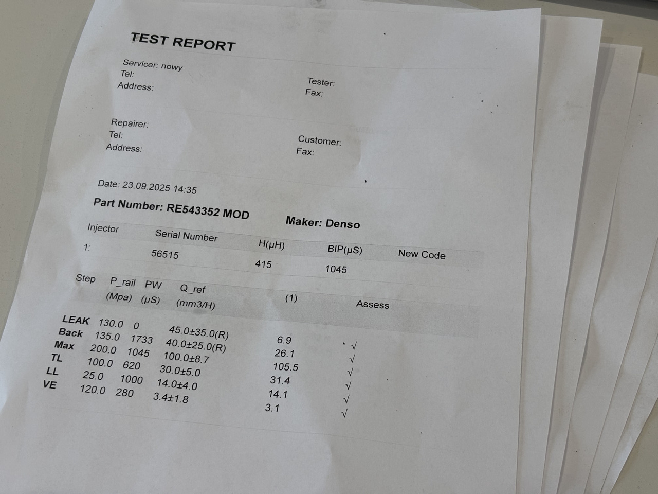 John Deere 9.0L HPCR RE543352 Wtryskiwacz Wtryskiwacze 095000-0610 RE543605 0610 PO REGENERACJI - Распределитель впрыска для Сельскохозяйственной техники: фото 5 John Deere 9.0L HPCR RE543352 Wtryskiwacz Wtryskiwacze 095000-0610 RE543605 0610 PO REGENERACJI - Распределитель впрыска для Сельскохозяйственной техники: фото 5