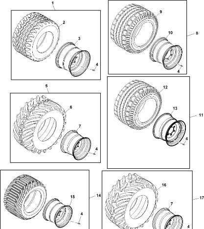 John Deere 960 - Zestaw opony i felgi DC216372 (Rama, pokrywy, róźne) - Колесо для Сельскохозяйственной техники: фото 1 John Deere 960 - Zestaw opony i felgi DC216372 (Rama, pokrywy, róźne) - Колесо для Сельскохозяйственной техники: фото 1