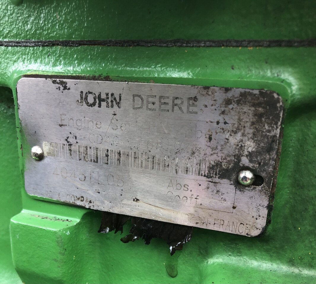 John Deere-silnik/John Deere 6210 4045TL051 - Двигатель для Сельскохозяйственной техники: фото 3 John Deere-silnik/John Deere 6210 4045TL051 - Двигатель для Сельскохозяйственной техники: фото 3