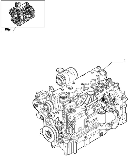 New Holland T6090 Silnik 87312077 - Двигатель для Сельскохозяйственной техники: фото 1 New Holland T6090 Silnik 87312077 - Двигатель для Сельскохозяйственной техники: фото 1