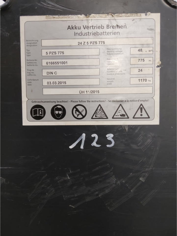 AVB 48V 775Ah - Аккумулятор для Погрузочно-разгрузочной техники: фото 2 AVB 48V 775Ah - Аккумулятор для Погрузочно-разгрузочной техники: фото 2