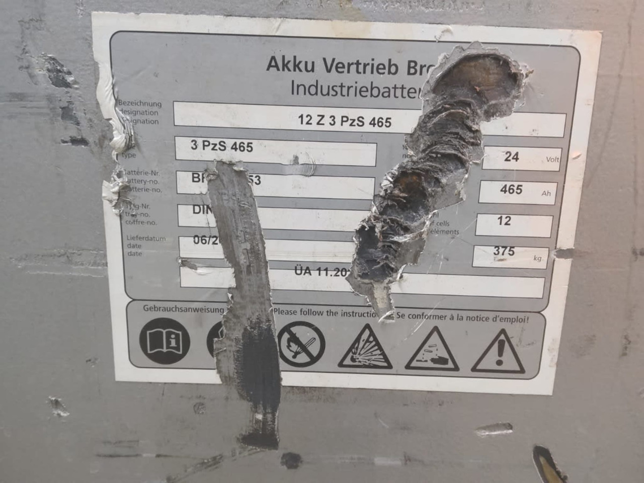 AVB Battery 24V 465Ah - Аккумулятор для Погрузочно-разгрузочной техники: фото 2 AVB Battery 24V 465Ah - Аккумулятор для Погрузочно-разгрузочной техники: фото 2