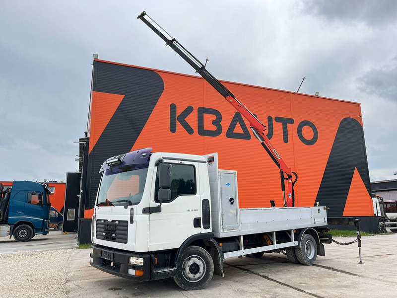 MAN TGL 8.180 4x2 PK4200 YEAR 2013 / PLATFORM L=3710 mm - Грузовик бортовой/ Платформа, Автоманипулятор: фото 1 MAN TGL 8.180 4x2 PK4200 YEAR 2013 / PLATFORM L=3710 mm - Грузовик бортовой/ Платформа, Автоманипулятор: фото 1