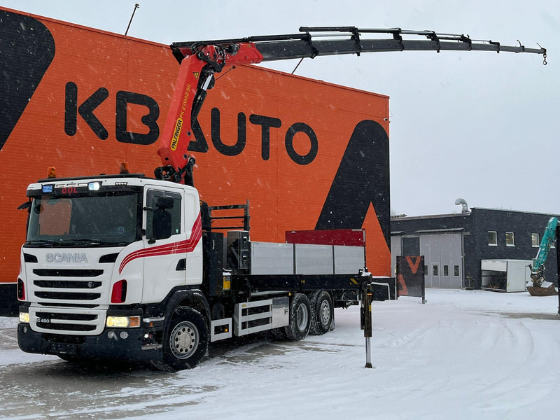 Scania G 480 6x2 PK 27002 + WINCH / PLATFORM L=6851 mm - Грузовик бортовой/ Платформа, Автоманипулятор: фото 1 Scania G 480 6x2 PK 27002 + WINCH / PLATFORM L=6851 mm - Грузовик бортовой/ Платформа, Автоманипулятор: фото 1