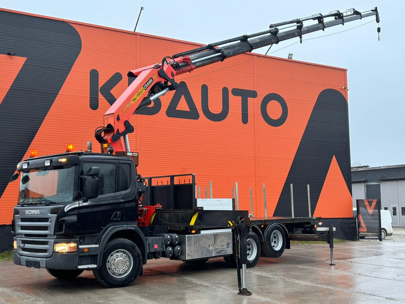 Scania P 380 6x2 PK 44002 + WINCH / PLATFORM L=6090 mm - Грузовик бортовой/ Платформа, Автоманипулятор: фото 1 Scania P 380 6x2 PK 44002 + WINCH / PLATFORM L=6090 mm - Грузовик бортовой/ Платформа, Автоманипулятор: фото 1