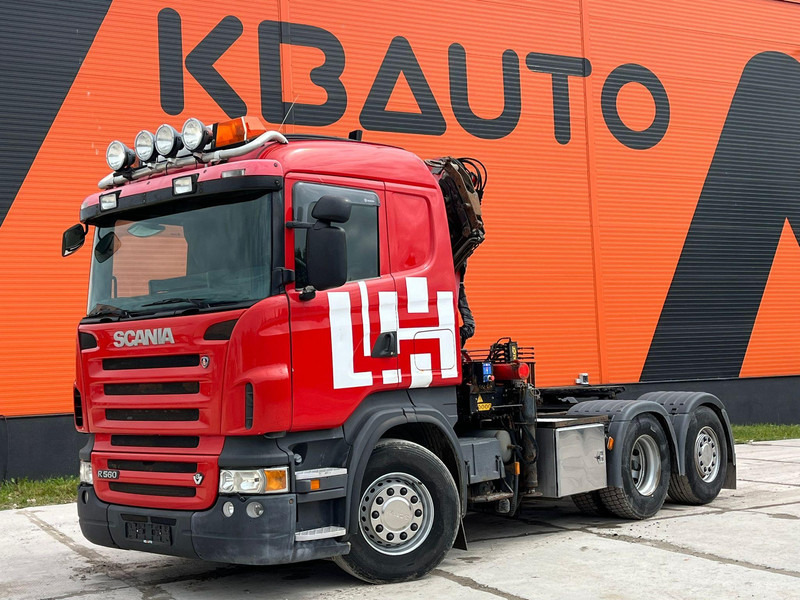 Scania R 560 6x2 HMF2220 K4 / RETARDER - Грузовик бортовой/ Платформа, Автоманипулятор: фото 2 Scania R 560 6x2 HMF2220 K4 / RETARDER - Грузовик бортовой/ Платформа, Автоманипулятор: фото 2