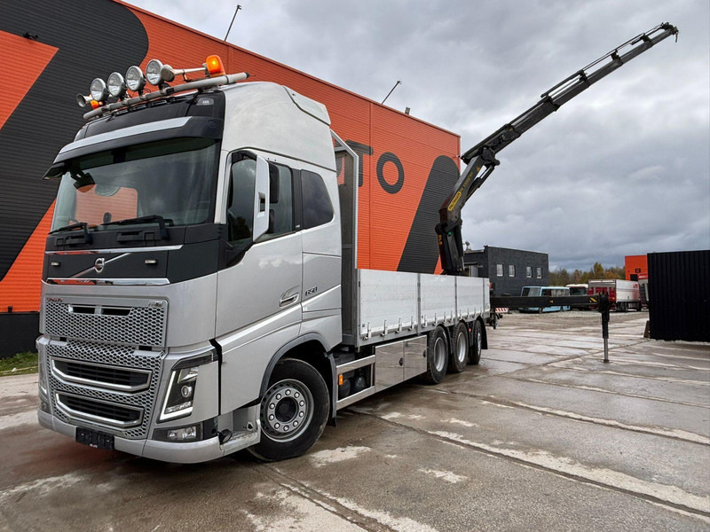 Volvo FH 16 650 8x4*4 PALFINGER PK 33002 EH / PLATFORM L=6779 mm - Грузовик бортовой/ Платформа, Автоманипулятор: фото 1 Volvo FH 16 650 8x4*4 PALFINGER PK 33002 EH / PLATFORM L=6779 mm - Грузовик бортовой/ Платформа, Автоманипулятор: фото 1