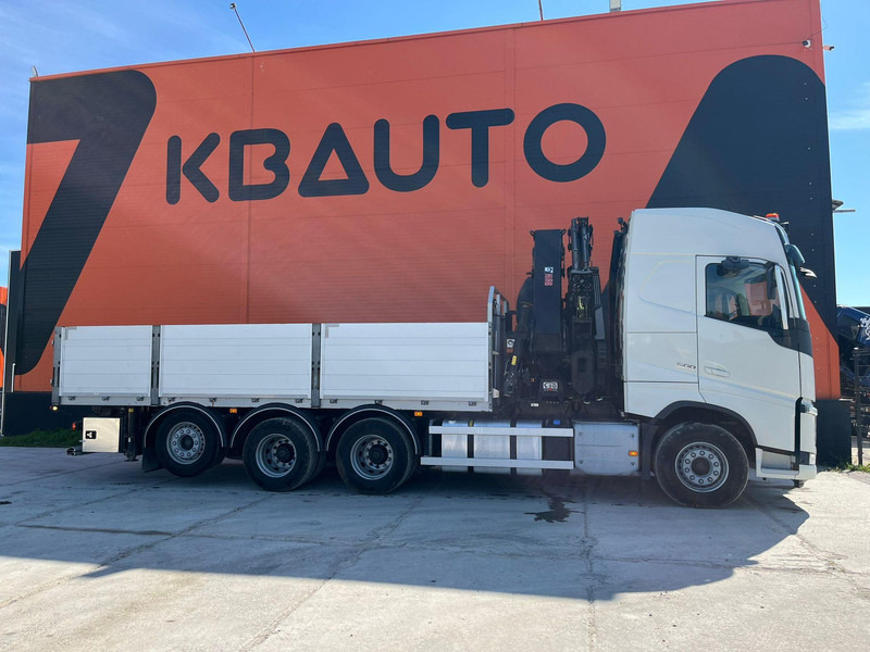 Volvo FH 500 8x4*4 HIAB 408E-6 + JIB / PLATFORM L=6434 mm - Грузовик бортовой/ Платформа, Автоманипулятор: фото 5 Volvo FH 500 8x4*4 HIAB 408E-6 + JIB / PLATFORM L=6434 mm - Грузовик бортовой/ Платформа, Автоманипулятор: фото 5