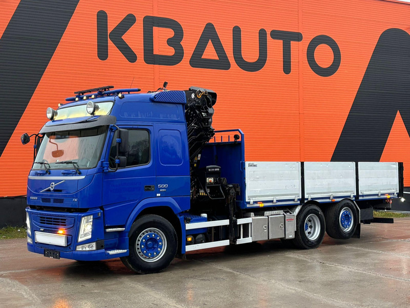 Volvo FM 500 6x2*4 HIAB 244E-6 / PLATFORM L=6310 mm - Грузовик бортовой/ Платформа, Автоманипулятор: фото 2 Volvo FM 500 6x2*4 HIAB 244E-6 / PLATFORM L=6310 mm - Грузовик бортовой/ Платформа, Автоманипулятор: фото 2