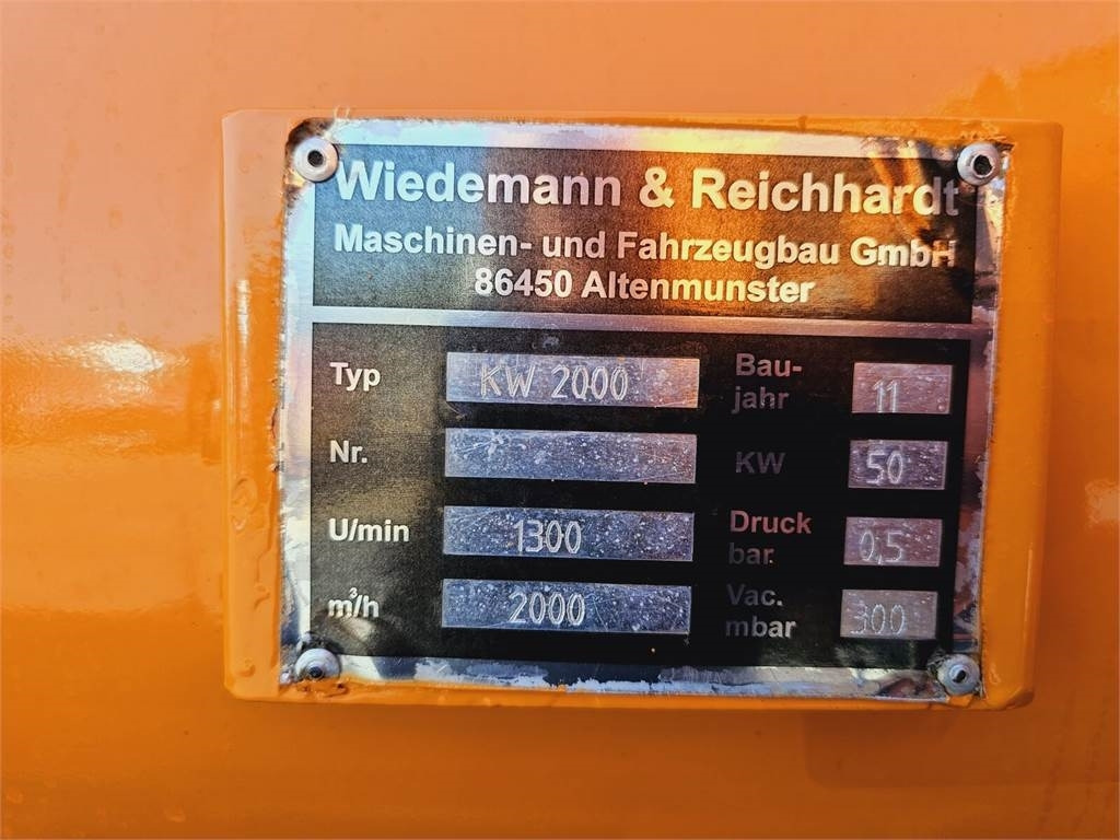 MAN Wiedemann SUPER 2000 4x2 WUKO RECYKLING for collec - Ассенизатор: фото 4 MAN Wiedemann SUPER 2000 4x2 WUKO RECYKLING for collec - Ассенизатор: фото 4