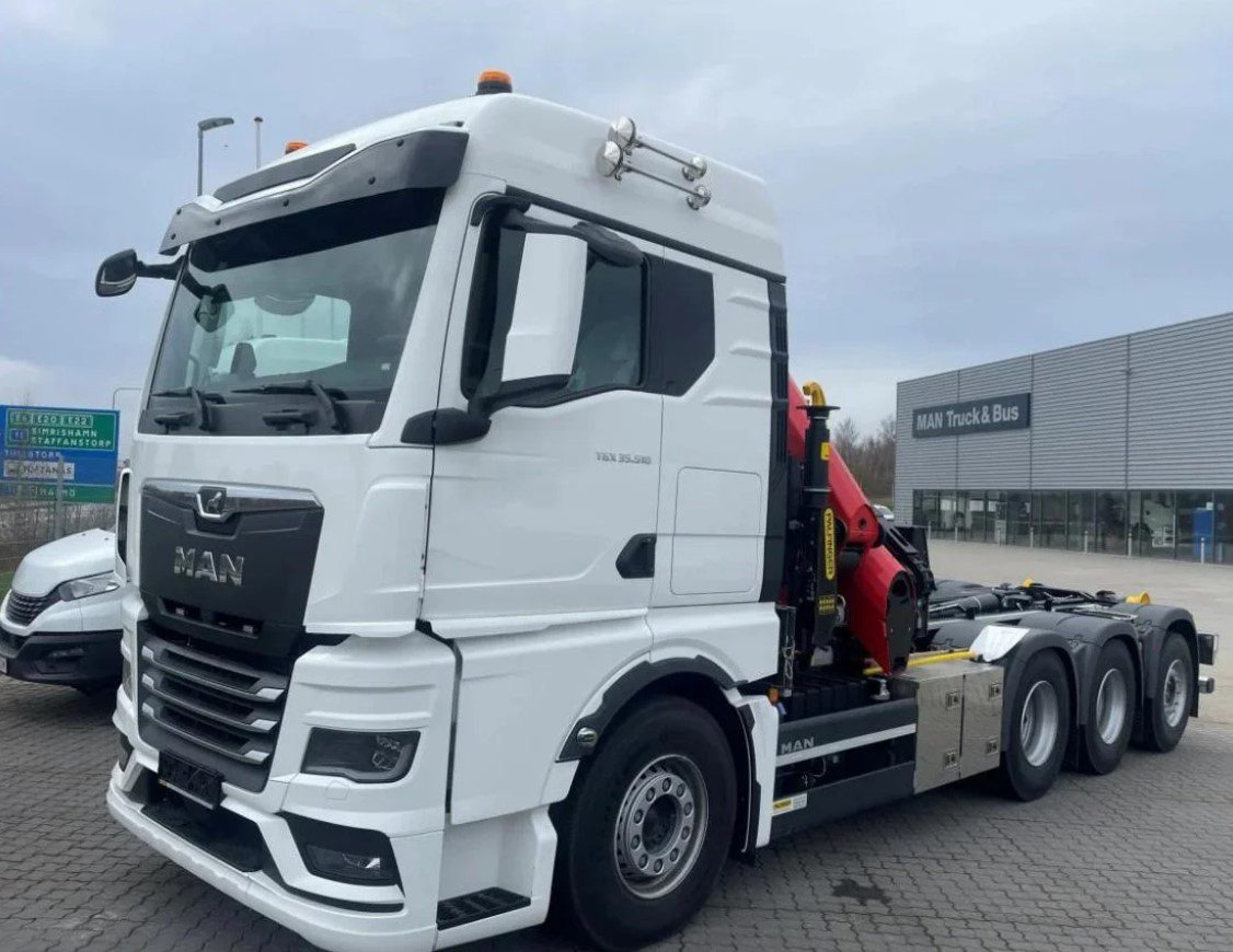 MAN TGS 35.510 8×4 Tridem kranväxlare Palfinger - Крюковой мультилифт, Автоманипулятор: фото 1 MAN TGS 35.510 8×4 Tridem kranväxlare Palfinger - Крюковой мультилифт, Автоманипулятор: фото 1