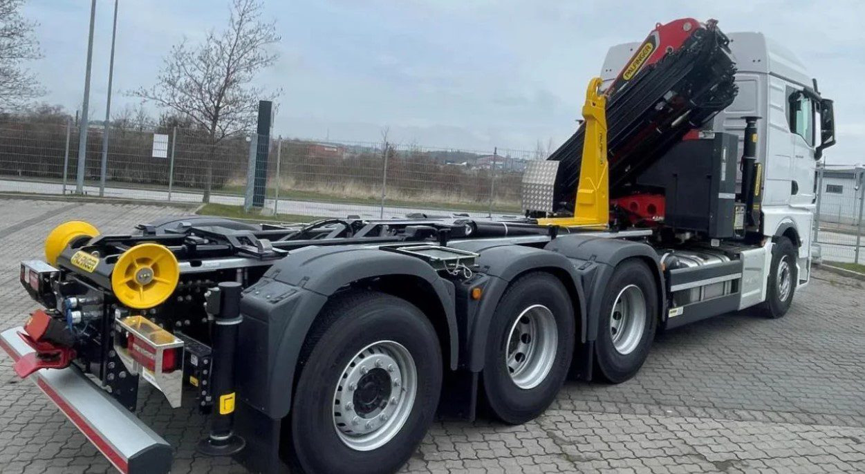 MAN TGS 35.510 8×4 Tridem kranväxlare Palfinger - Крюковой мультилифт, Автоманипулятор: фото 4 MAN TGS 35.510 8×4 Tridem kranväxlare Palfinger - Крюковой мультилифт, Автоманипулятор: фото 4
