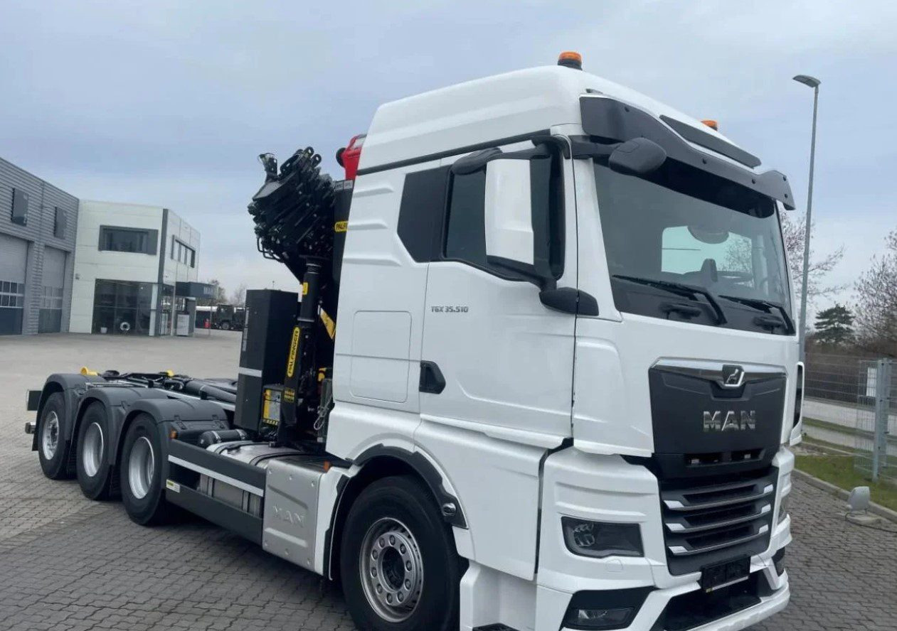 MAN TGS 35.510 8×4 Tridem kranväxlare Palfinger - Крюковой мультилифт, Автоманипулятор: фото 2 MAN TGS 35.510 8×4 Tridem kranväxlare Palfinger - Крюковой мультилифт, Автоманипулятор: фото 2