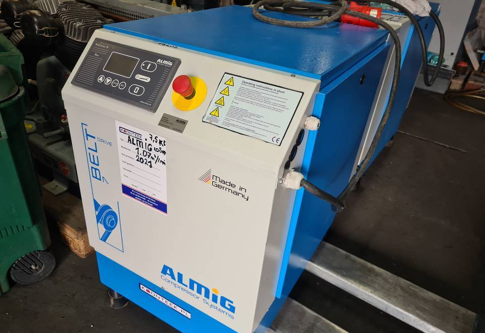 Kompresor śrubowy Almig Belt 7, 7,5 kw. 2021r - Воздушный компрессор: фото 1 Kompresor śrubowy Almig Belt 7, 7,5 kw. 2021r - Воздушный компрессор: фото 1