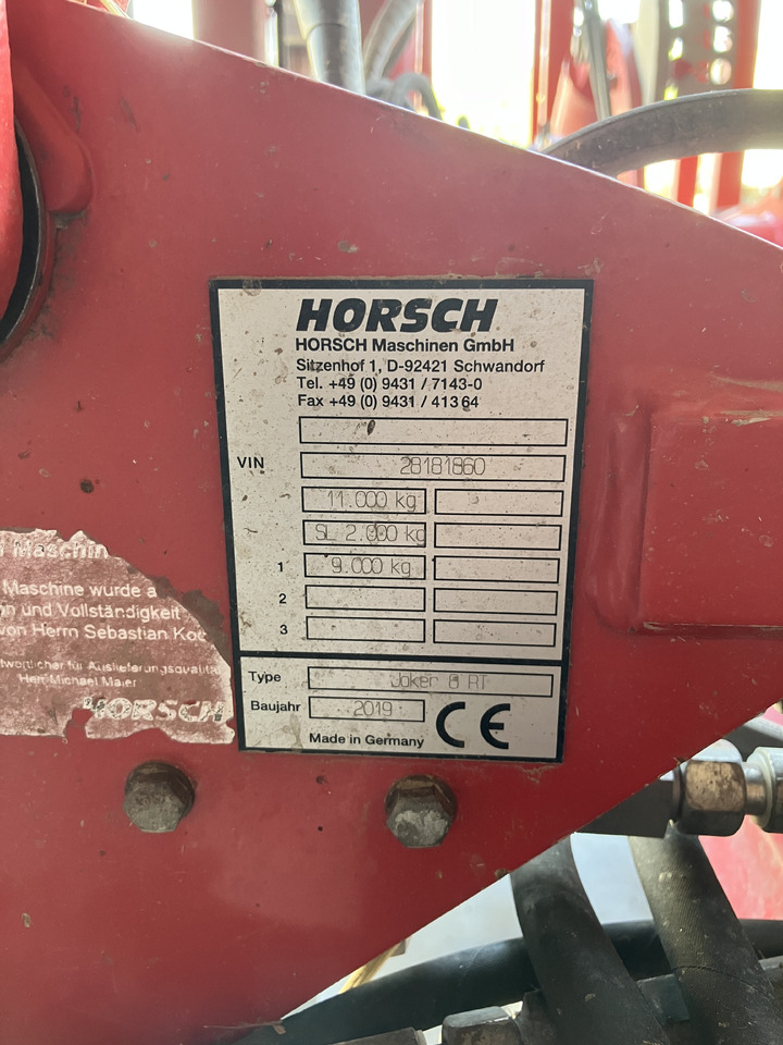 HORSCH Joker 8 RT - Дисковая борона: фото 2 HORSCH Joker 8 RT - Дисковая борона: фото 2