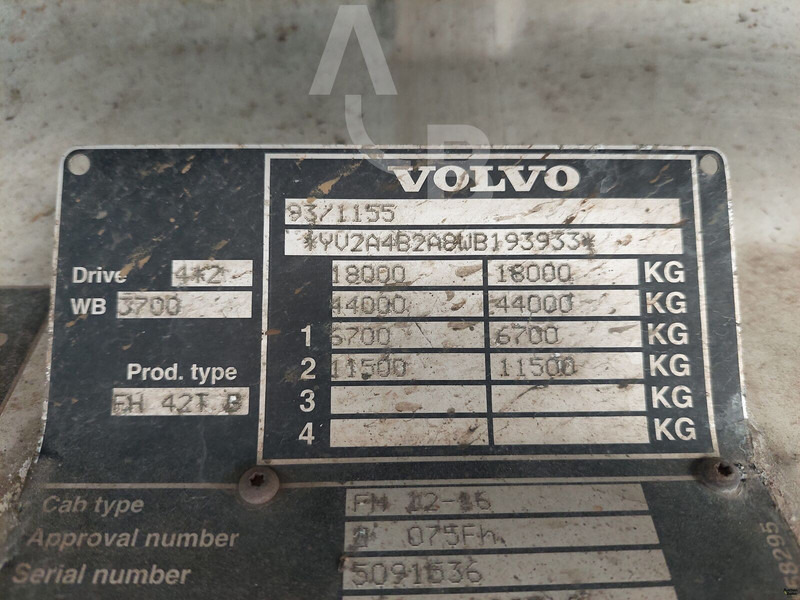 Тягач Volvo FH12: фото 16