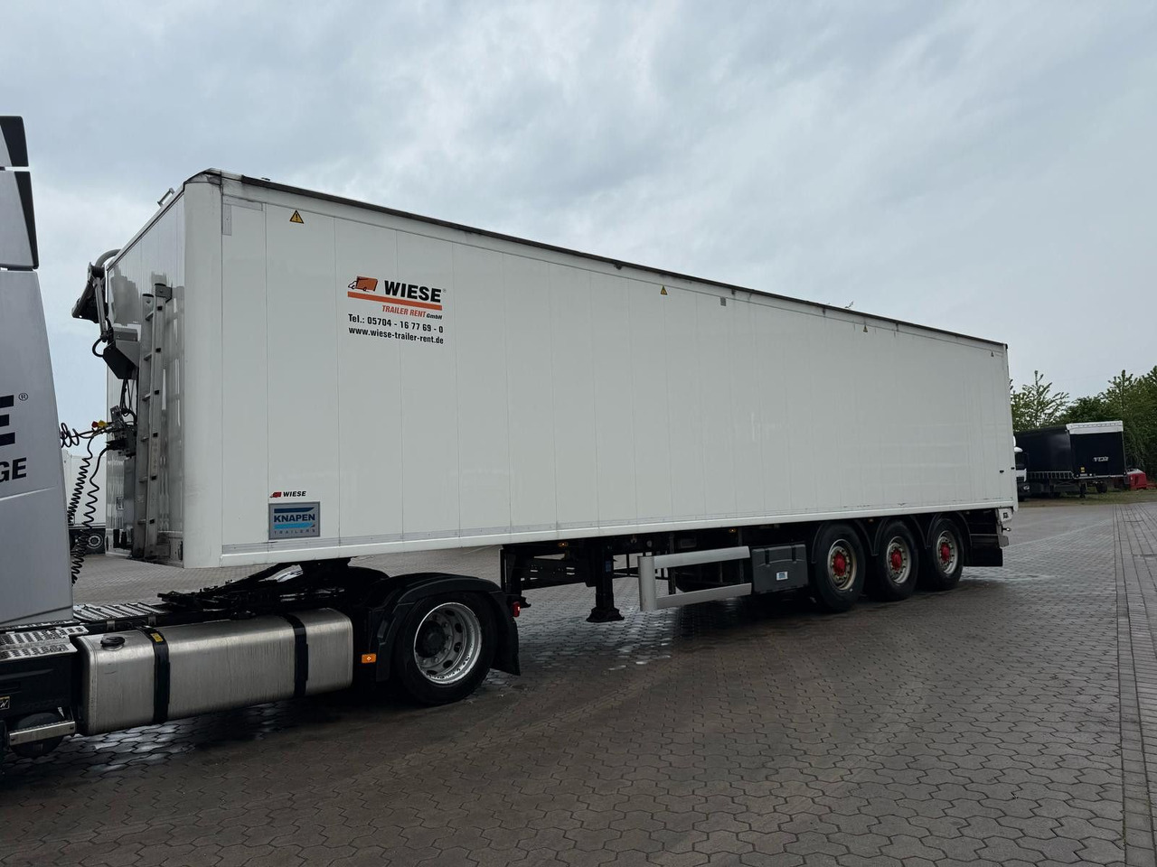 Knapen K100 Schubboden 80m³ Powersheet Lenkachse Agrar - Полуприцеп с подвижным полом: фото 2 Knapen K100 Schubboden 80m³ Powersheet Lenkachse Agrar - Полуприцеп с подвижным полом: фото 2